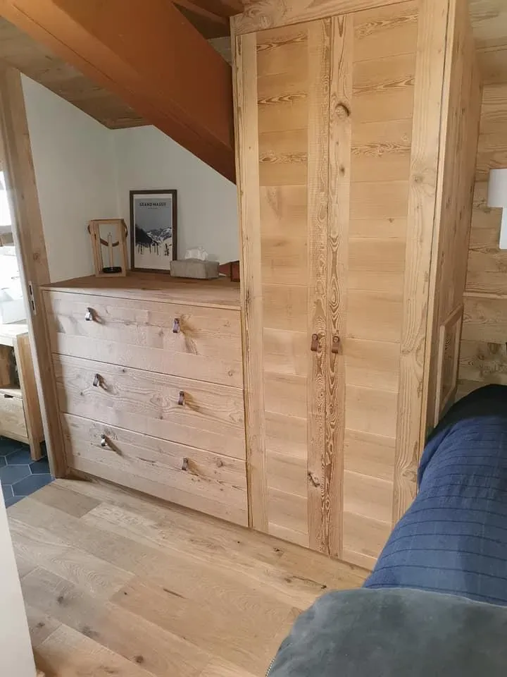 dressing en bois fait main